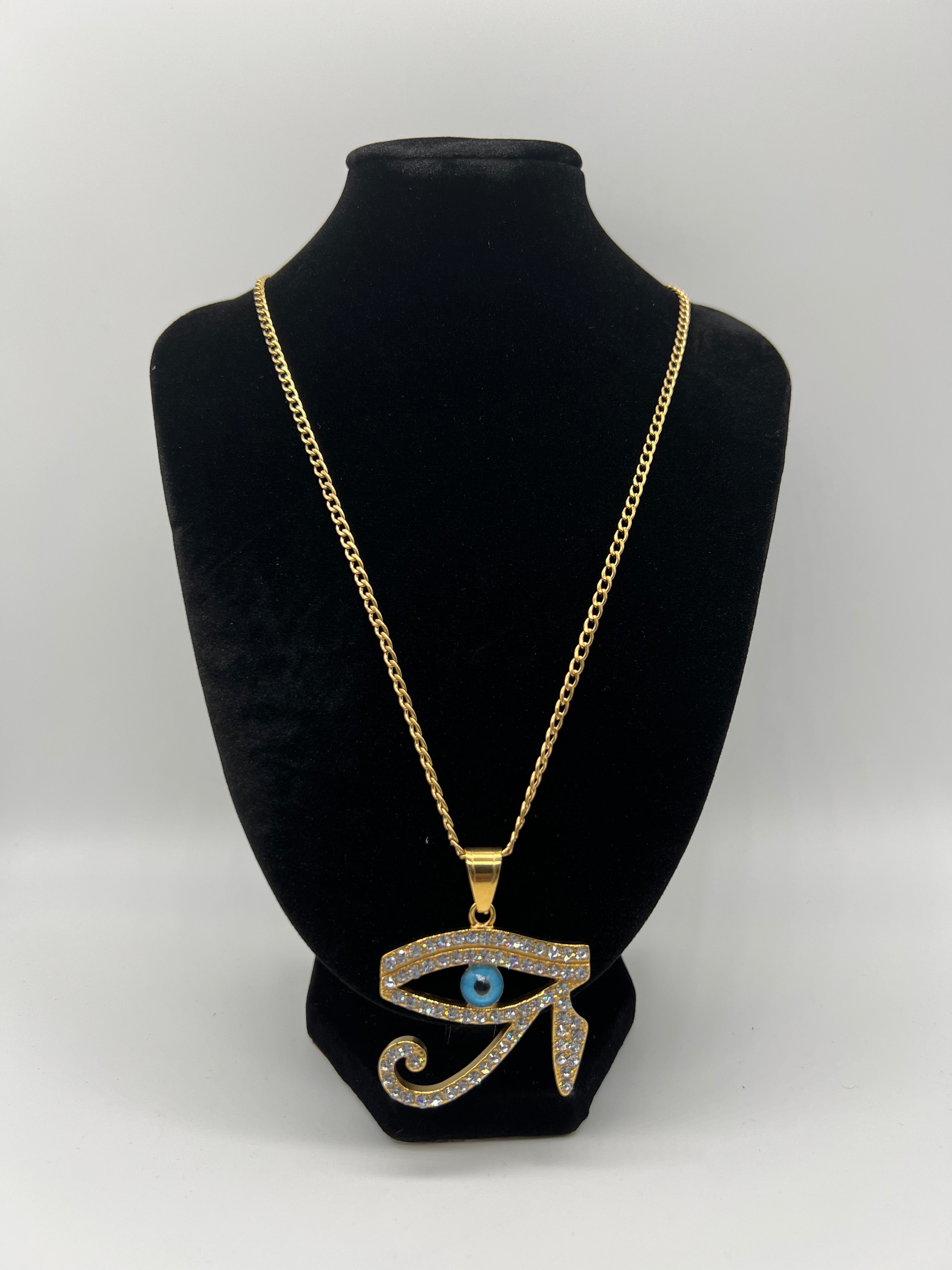 Egyptian evil shop eye necklace