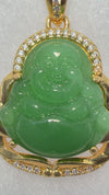 Lucky Green Jade Buddha Necklace