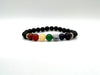 Chakras Lava Bracelet