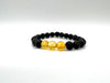 Citrine & Lava Stone Bracelet