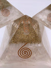 Selenite Orgone Pyramid